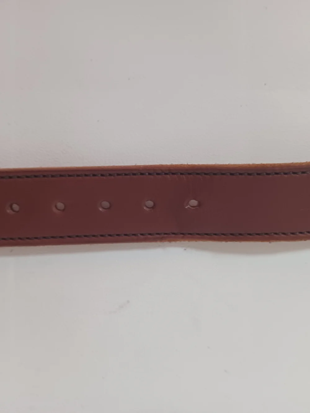 Comp-Tac Minotaur Leather Gun Belt Brown Brass Buckle CCW Holster Size 42